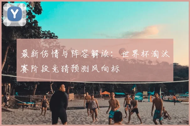 最新伤情与阵容解读:世界杯淘汰赛阶段竞猜预测风向标
